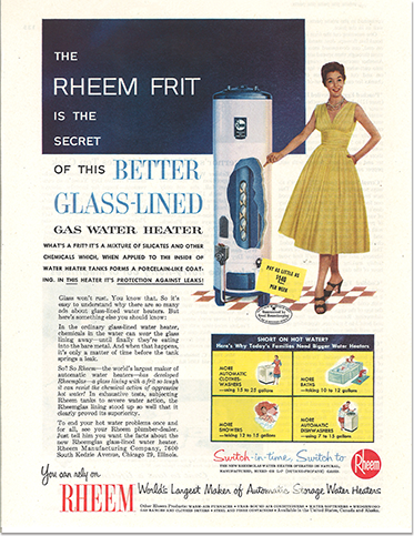 Rheem Glass-Lined Water Heaters