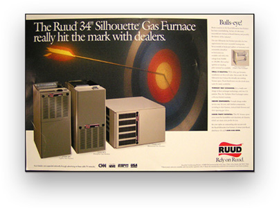 1992 Ruud gas furnace ad