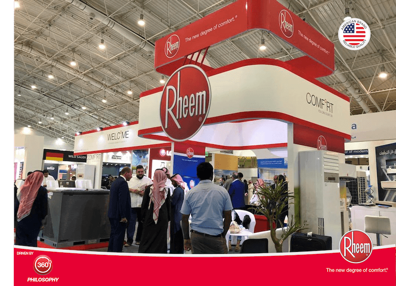 Rheem® showcases its high quality AirConditioning range at the HVAC R