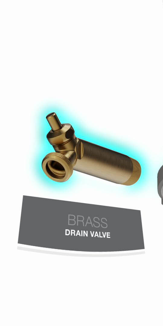 brass drain valve