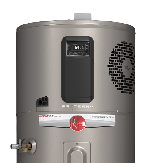 ProTerra Hybrid Electric Water Heater with built-in leak detection and prevention