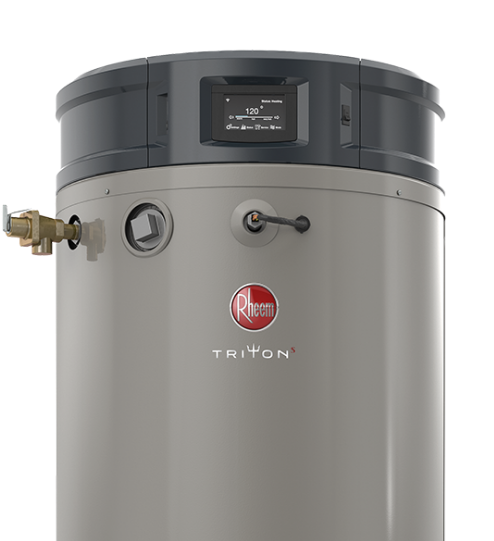 Triton High Efficiency Commercial Gas Water Heater with built-in leak detection and prevention