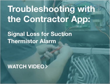 Signal loss for Suction Thermistor alarm