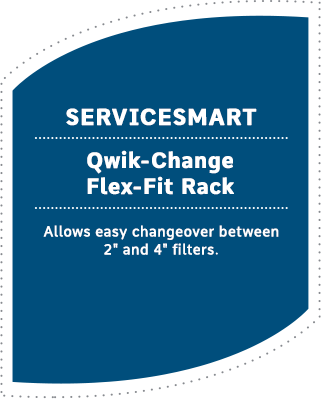 PlusOne ServiceSmart Qwik-Change Flex-Fit Rack